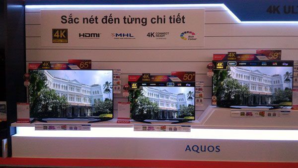 Sharp, Android TV, smart TV, giải trí nghe nhìn, thị trường việt nam