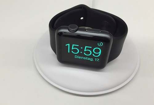 Rò rỉ hình ảnh dock sạc không dây cho Apple Watch.