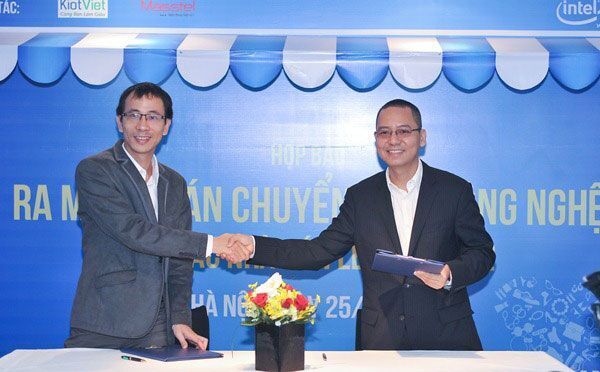 Intel, Masscom, KiotViet, bán lẻ, phân phối, giải pháp doanh nghiệp