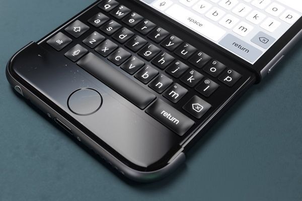 Ý tưởng iPhone 7 tuyệt đẹp gắn bàn phím cứng của BlackBerry Priv
