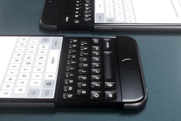 Ý tưởng iPhone 7 tuyệt đẹp gắn bàn phím cứng của BlackBerry Priv