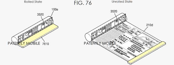 Samsung muốn phát triển điện thoại cuộn như giấy bìa