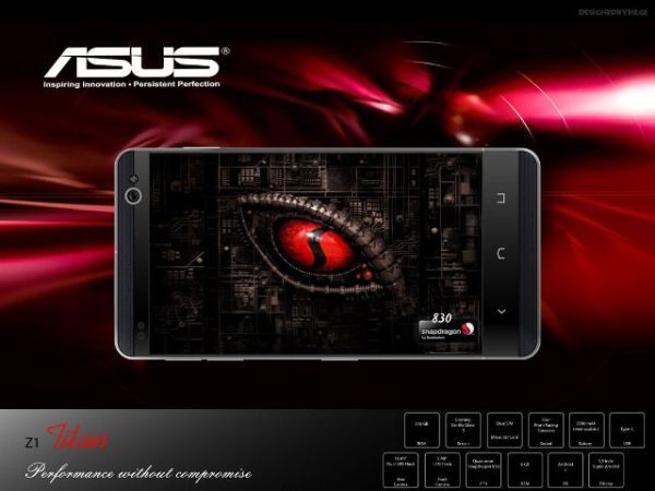 Ấn tượng concept Asus Z1 Titan với RAM 6GB