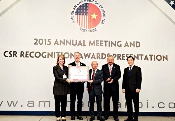 Dow nhận giải thưởng Amcham CSR 2015 nhờ những đóng góp vì cộng đồng