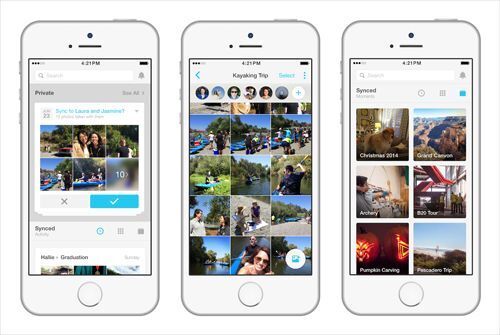 Facebook thay thế Photo Sync bằng ứng dụng Moments