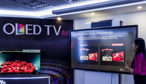 LG mang TV OLED 4K về Việt Nam
