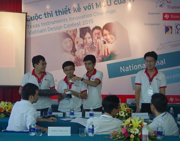 Texas Instruments, Thiết kế ứng dụng vi điều khiển, cuộc thi tin học