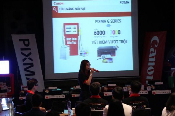 Canon lên kệ dòng máy in phun tiết kiệm mực