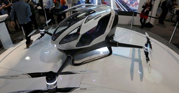 thiết bị bay, CES 2016, Ehang, thiết bị bay không người lái, thiết bị bay chở khách,