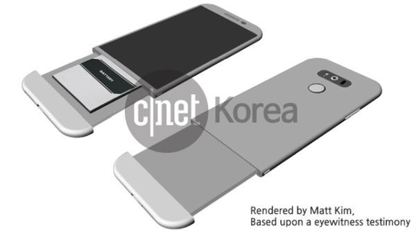 LG G5 vỏ kim loại nguyên khối, có thể tự thay pin