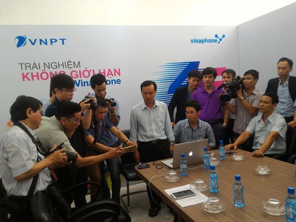 4G VinaPhone có tốc độ trên 500Mbps, cung cấp từ 18/1