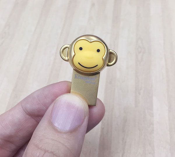Độc đáo USB Khỉ Vàng mừng xuân Bính Thân của Kingston