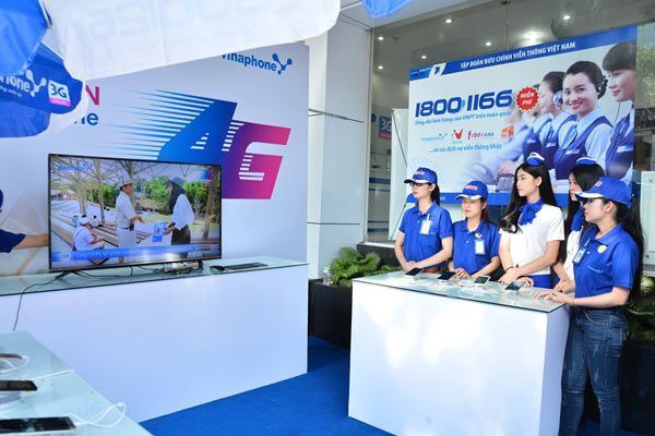 VinaPhone, thử nghiệm 4G, khai trương 4G, viễn thông, di động