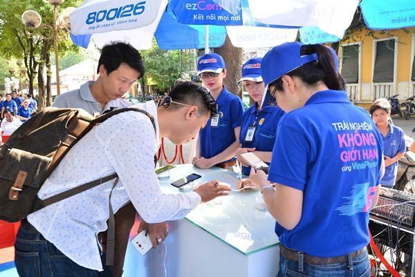 VinaPhone, thử nghiệm 4G, khai trương 4G, viễn thông, di động
