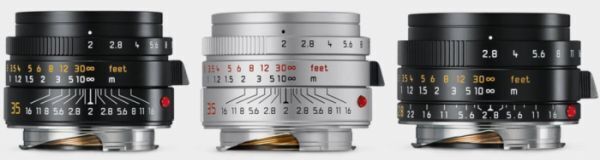 Leica nâng cấp dải ống kính góc rộng nhóm Summicron-M
