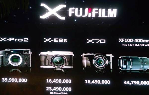 Fuji, X-Pro2, X-E2S, X70, máy ảnh compact, thị trường việt nam