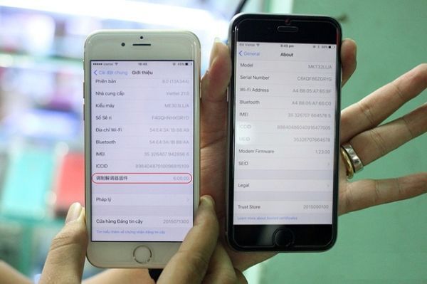 Xuất hiện dòng chữ Trung Quốc lạ trong phần Cài đặt chung