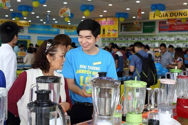 Điện máy xanh, thế giới di động, kinh doanh bán lẻ, cửa hàng điện máy