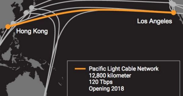 Google và Facebook bắt tay xây dựng tuyến cáp quang 12.800 km