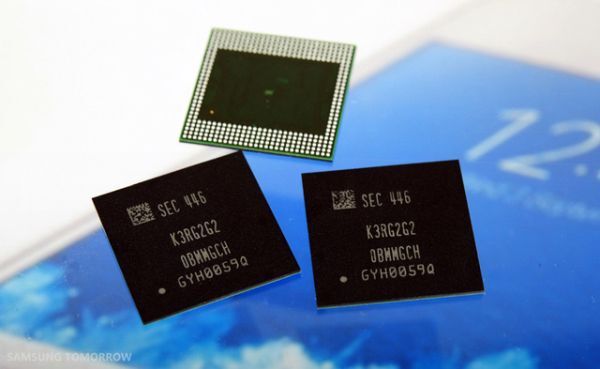 RAM di động của Samsung mạng ngang máy tính