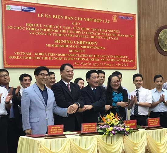 Samsung, Doanh nghiệp xã hội, Thái Nguyên, Samsung Vietnam, Trường học Hy vọng Samsung, Samsung Hope School, 