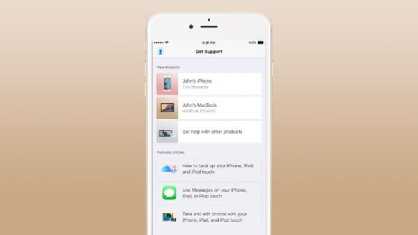 Apple ra mắt ứng dụng Support hỗ trợ người dùng
