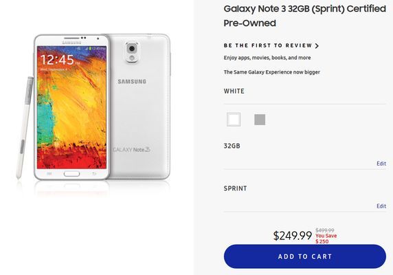 Samsung mang hàng cũ ra bán tại Black Friday