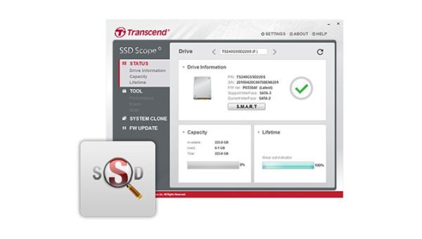 ứng dụng SSD Scope để sử dụng với các sản phẩm SSD