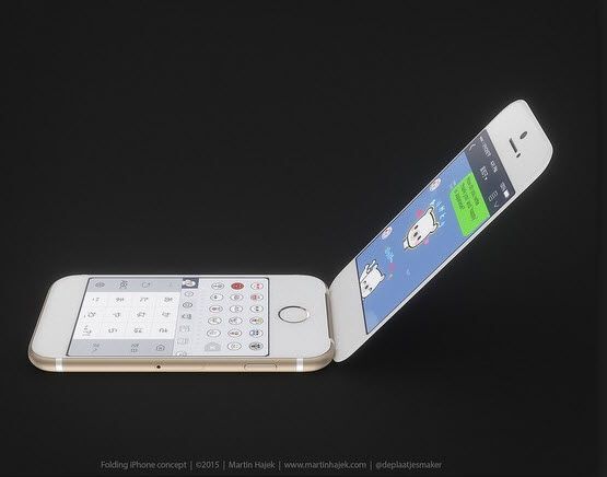 Trong tương lai, Apple có thể phát triển iPhone nắp gập