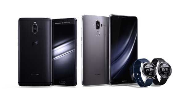 Huawei, Porsche Design, Huawei Mate 9, Mate 9 Porsche Design, chip Kirin 960, Huawei Fit, đồng hồ thể thao,