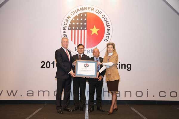 Dow lần thứ hai liên tiếp được Amcham trao tặng Giải thưởng cống hiến cho cộng đồng