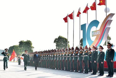 Tập đoàn Viettel đón Thủ tướng Nguyễn Xuân Phúc dự lễ kỷ niệm 10 năm Tập đoàn này đầu tư ra nước ngoài