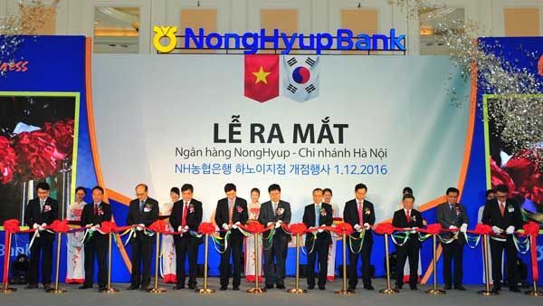 Nonghyup Bank (Hàn Quốc) thành lập chi nhánh tại Hà Nội