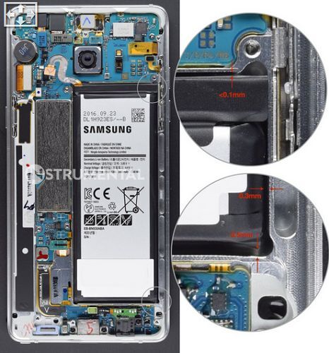 Vụ nổ pin trên Galaxy Note 7 là bắt nguồn từ thiết kế linh hoạt
