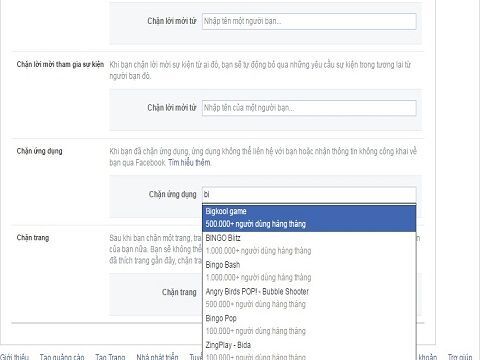 Chặn lời mời chơi game phiền phức trên facebook