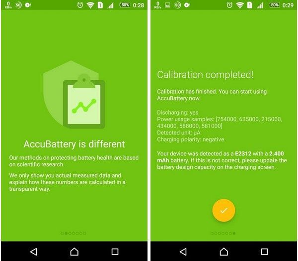 Kiểm tra mức độ chai pin trên smartphone Android