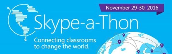 Lớp học ảo không biên giới với Skype-a-Thon
