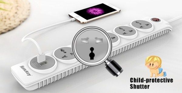 Ổ cắm điện, sạc USB, Huntkey