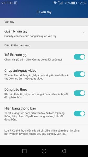 Cảm biến vân tay đa tính năng