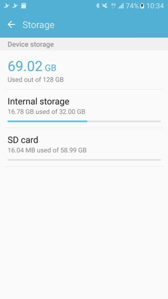 thủ thuật, gộp bộ nhớ trên điện thoại Samsung, Samsung Galaxy S7, Samsung galaxy S7 Edge