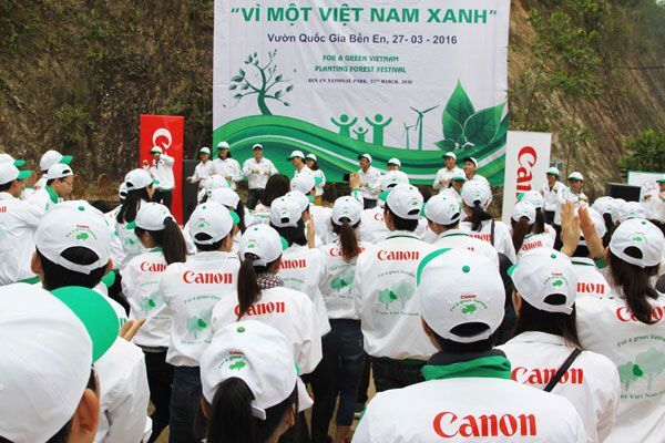 Vì một Việt Nam xanh mùa thứ 6 ra quân tại Bến En (Thanh Hóa)