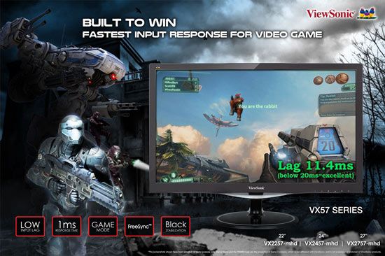 ViewSonic ra mắt màn hình cho game thủ