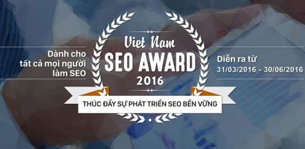 Bizweb được chọn làm nền tảng cho cuộc thi SEO Award 2016