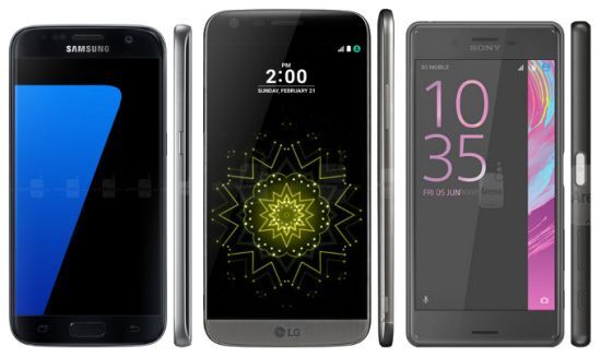 [Video] So tính năng Galaxy S7, G5 và Xperia X Performance