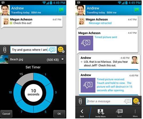 BlackBerry, ứng dụng BBM, miễn phí tính năng BBM