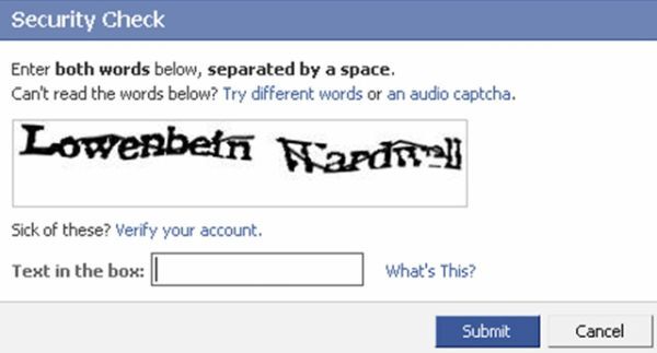 Mã Capcha sắp thất bại trước hacker
