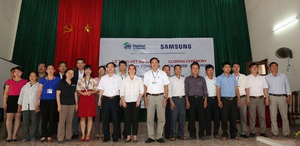 Samsung, hoạt động xã hội, trách nhiệm cộng đồng, Thái Nguyên, New House – New Hope, Samsung Điện tử Việt Nam, Habitat for Humanity Việt Nam, Công ty Samsung Điện tử Việt Nam Thái Nguyên,