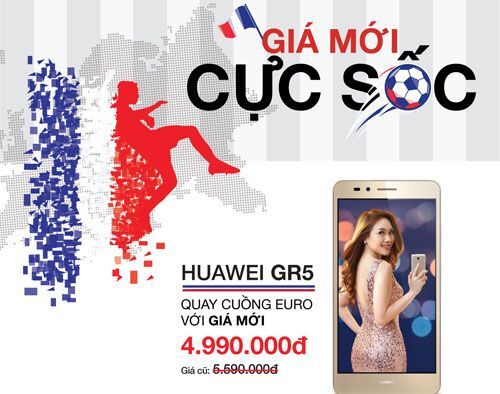 Huawei công bố chương trình giảm giá nhân mùa EURO 2016