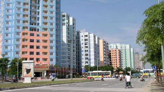Chung cư tại Hà Nội chấm dứt cảnh 