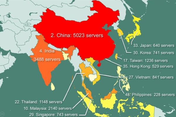 841 máy chủ tại Việt Nam bị hacker 